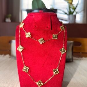 Gold Floral Necklace